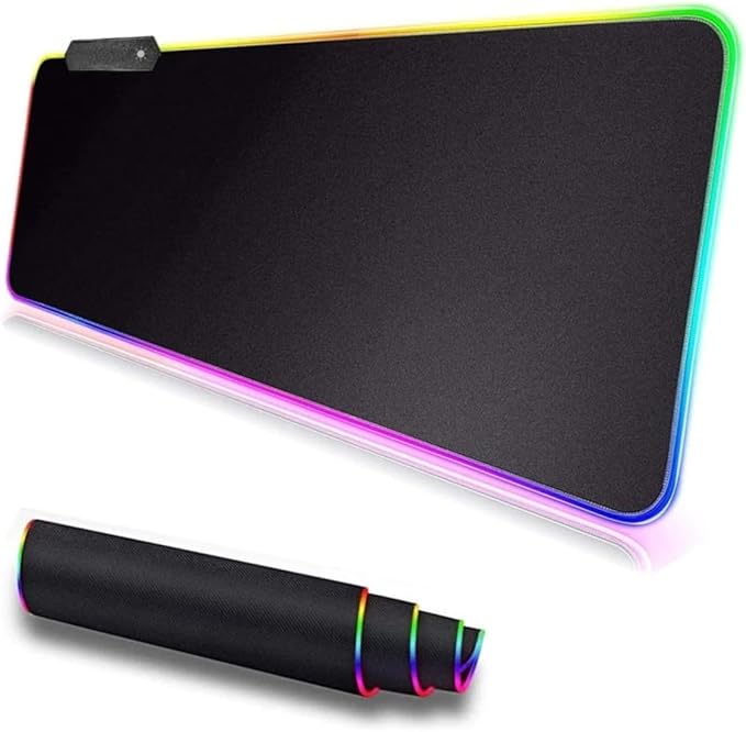 Mouse Pad Gamer Iluminado Rgb Led 80x30cm