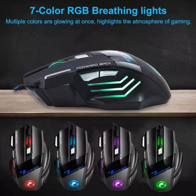 Mouse Gamer com iluminação